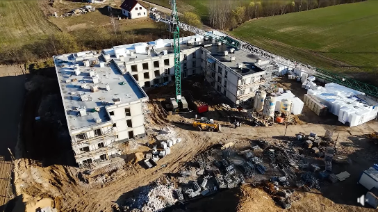 Blok mieszkalny w Olsztynku – realizacja Ruciński Budownictwo