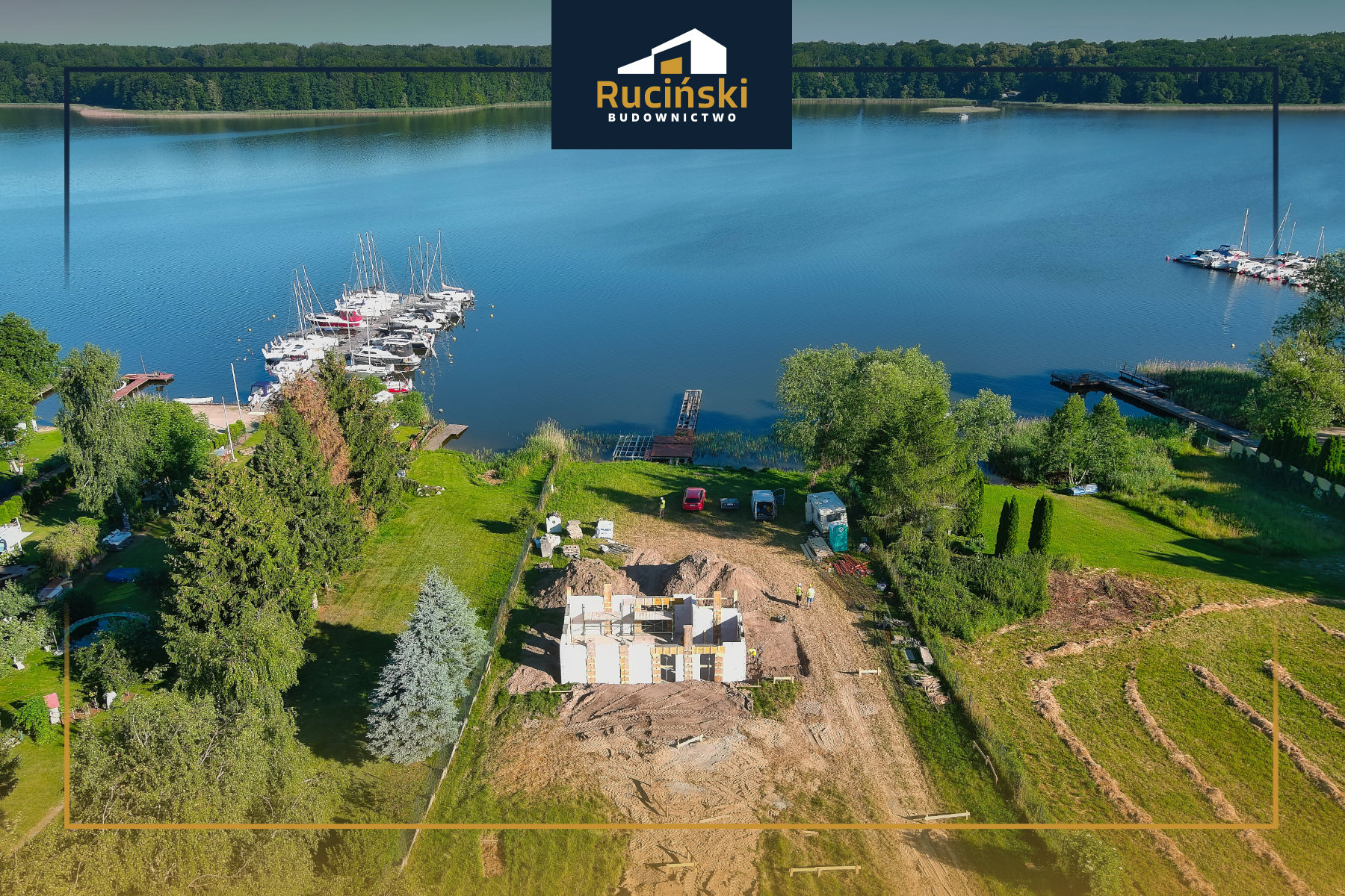 Stanica żeglarska w Szałkowie – początek realizacji