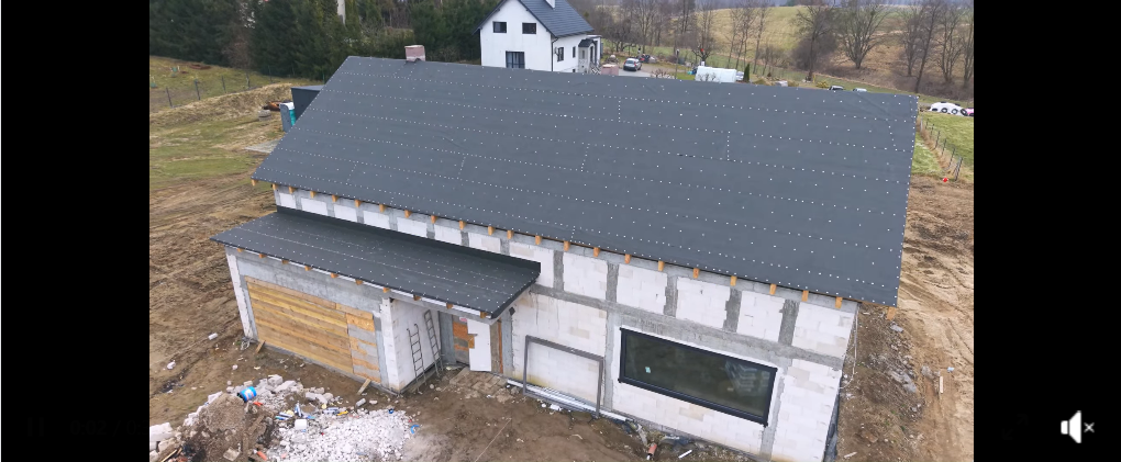 Koralowa, Nowa Wieś – postęp prac wewnątrz budynku